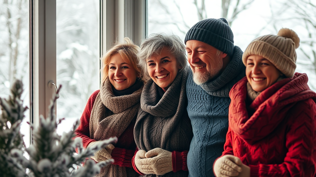 따뜻한 겨울을 위해 (realistic 스타일)