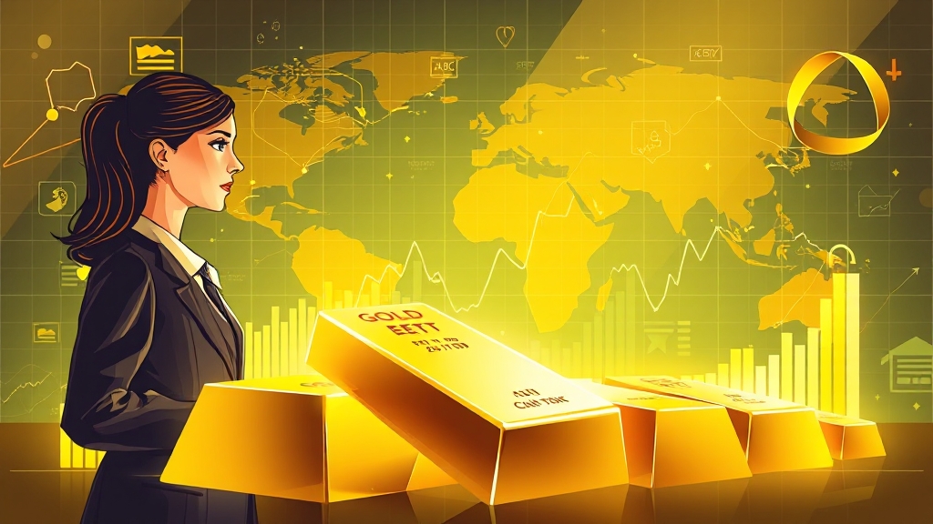 금 ETF 투자, 시작 전 필수 체크! (illustration 스타일)