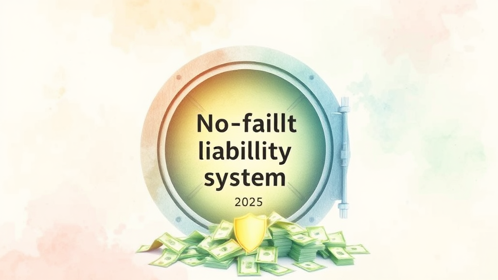 무과실 배상 책임제, 2025년 도입! (watercolor 스타일)