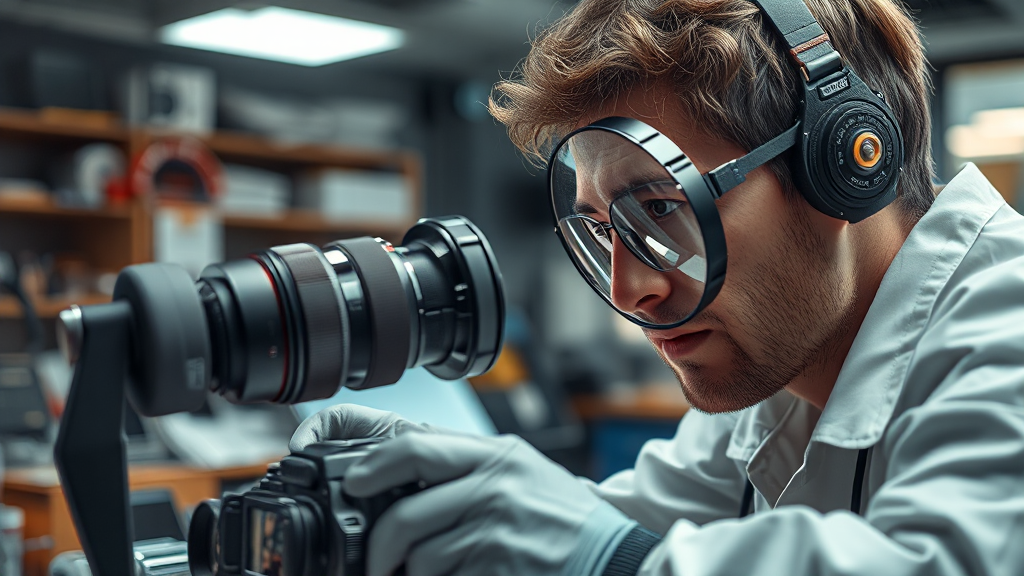 카메라 수리 접수 방법 (realistic 스타일)