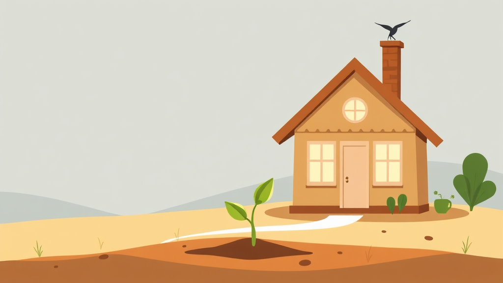 청년 및 서민을 위한 주거 안정화 정책 (illustration 스타일)