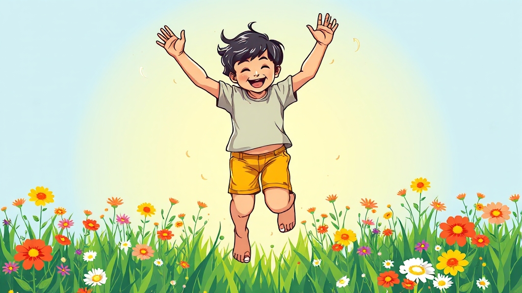키 성장, 후천적 노력이 답이다! (cartoon 스타일)