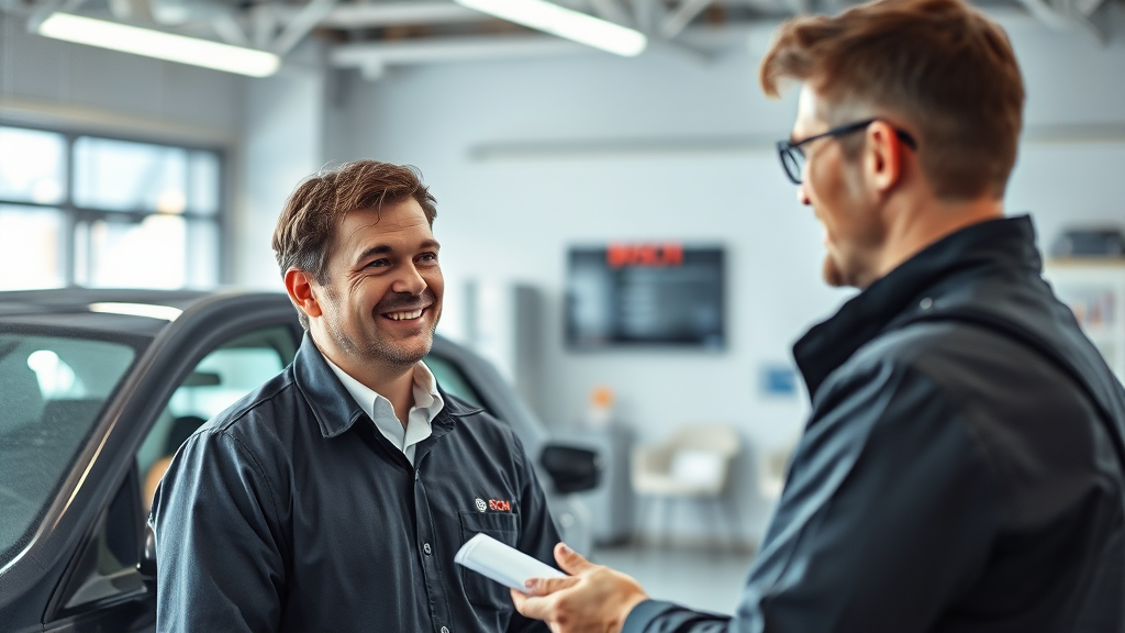 보쉬 서비스 이용 후기 (watercolor 스타일)