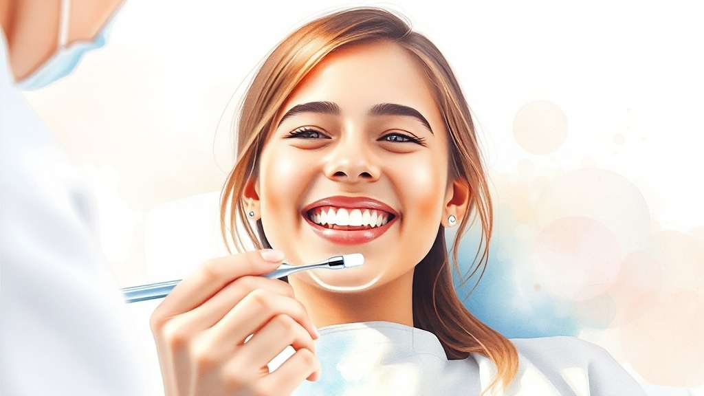 임플란트, 어떻게 관리해야 할까? (watercolor 스타일)