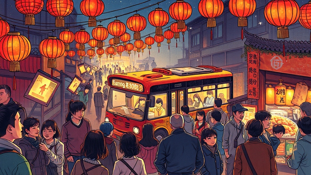 먹거리, 편의시설, 꿀팁 대방출 (illustration 스타일)
