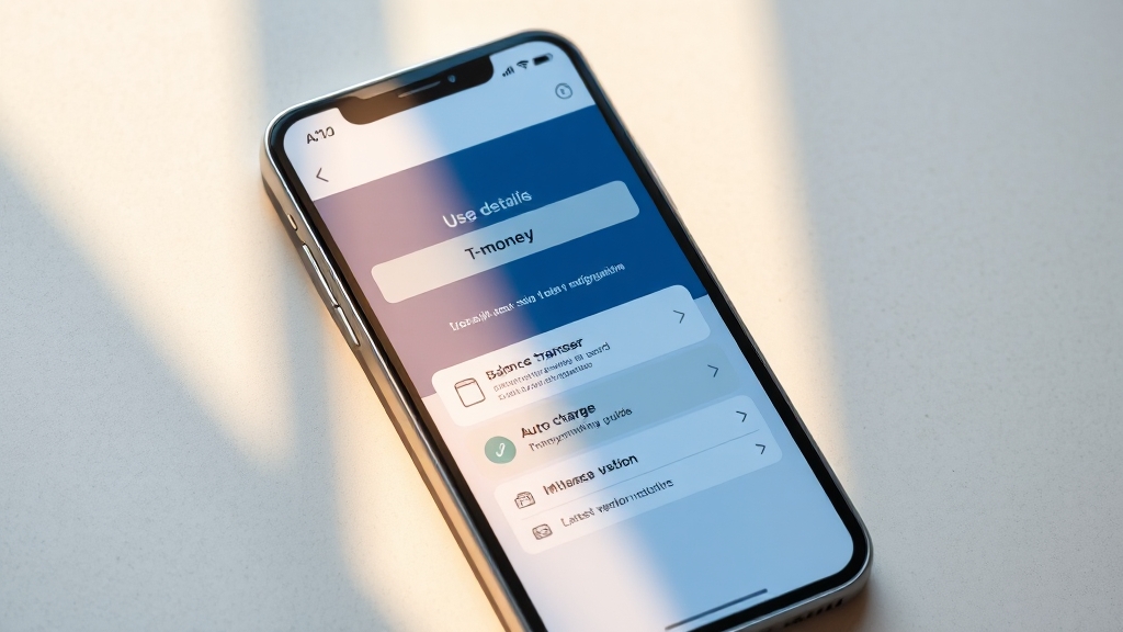애플페이 티머니 시작 전 필수 정보 (realistic 스타일)