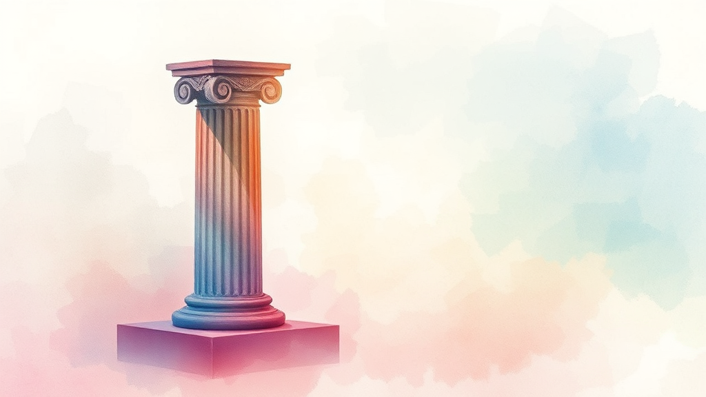 노후를 위한 현명한 재정 설계 전략 (watercolor 스타일)