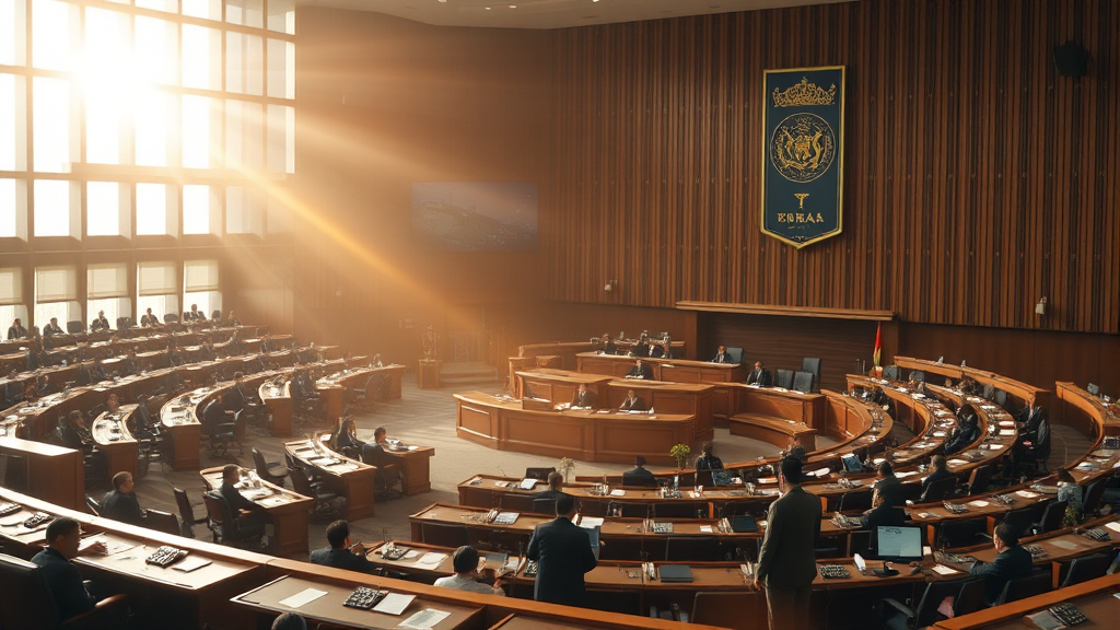 국내 정치 및 사회 주요 이슈 (realistic 스타일)