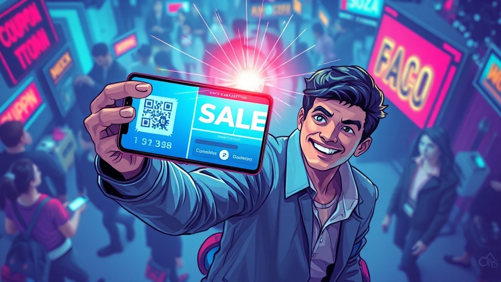 쿠폰 발급 및 사용 가이드 (illustration 스타일)