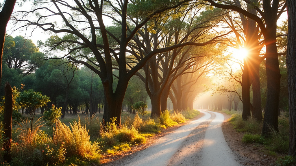 비자림 방문 후기 (realistic 스타일)