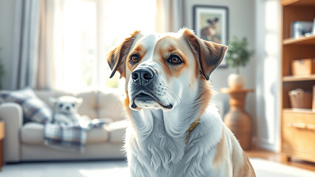 강아지 피부 알레르기 Q&A (watercolor 스타일)