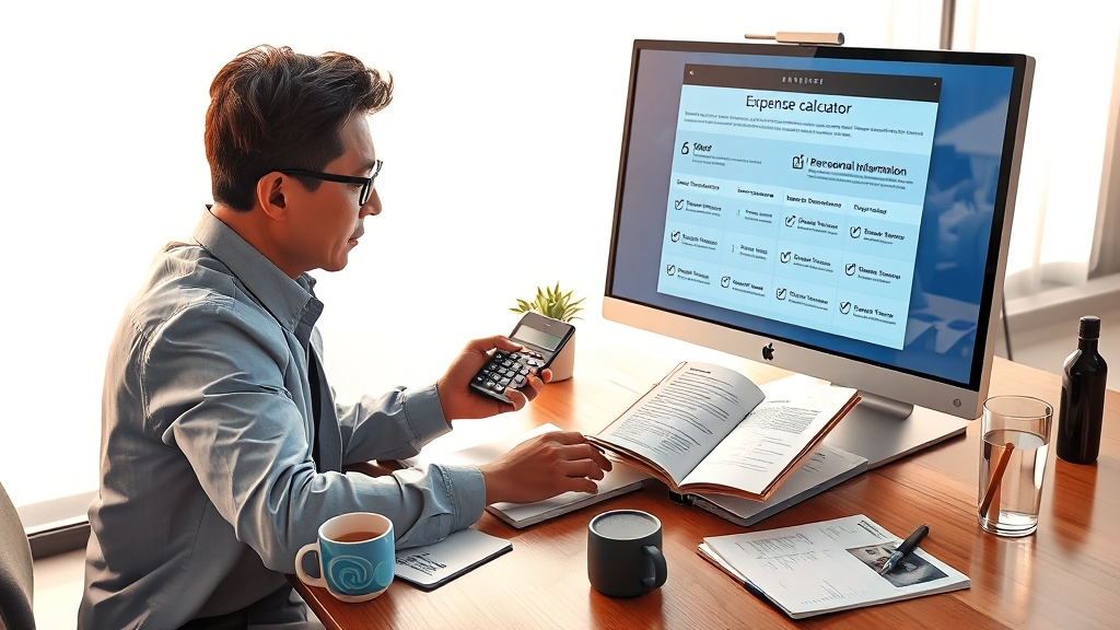 자동계산기, 이렇게 쓰세요! (realistic 스타일)