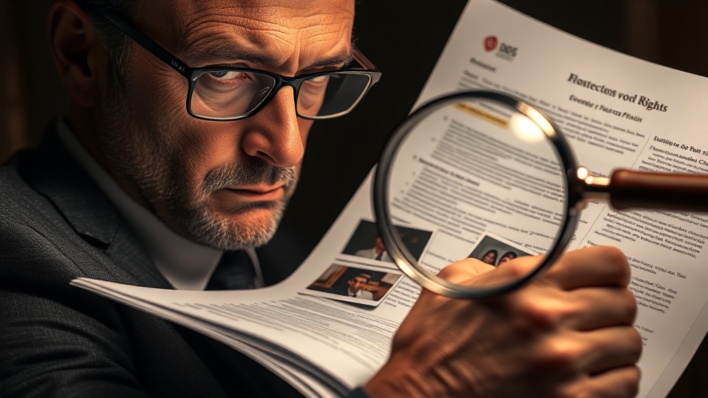 사진 도용, 법적 대응 절차는? (realistic 스타일)