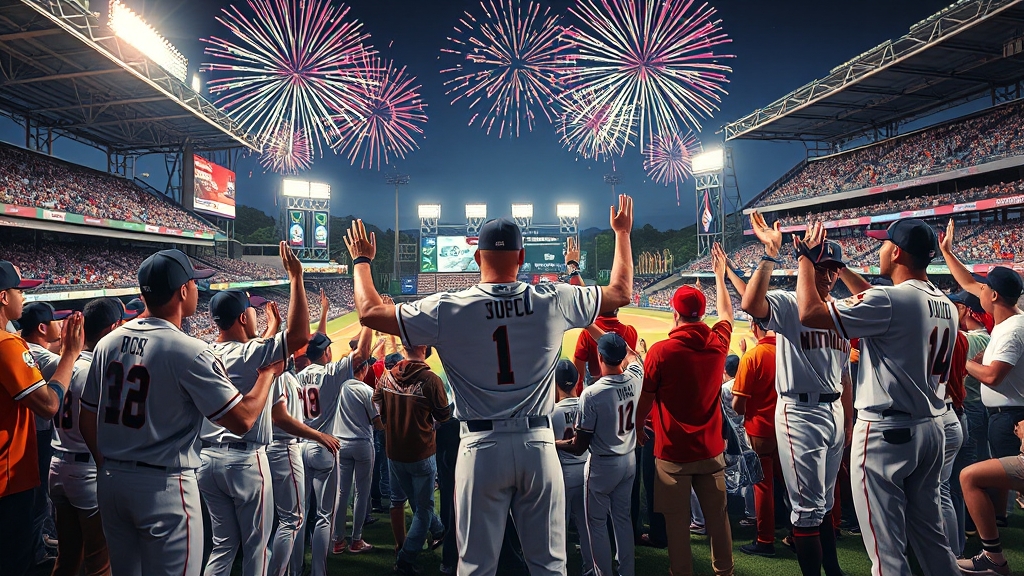 KBO 올스타전 역사 (realistic 스타일)