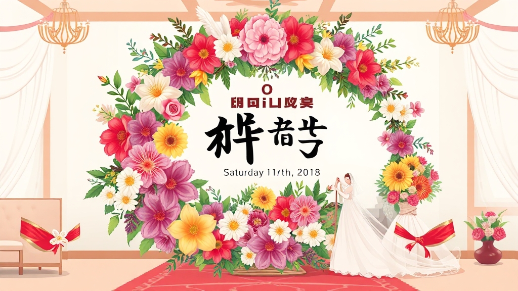 대구 화환 배달 서비스 (cartoon 스타일)