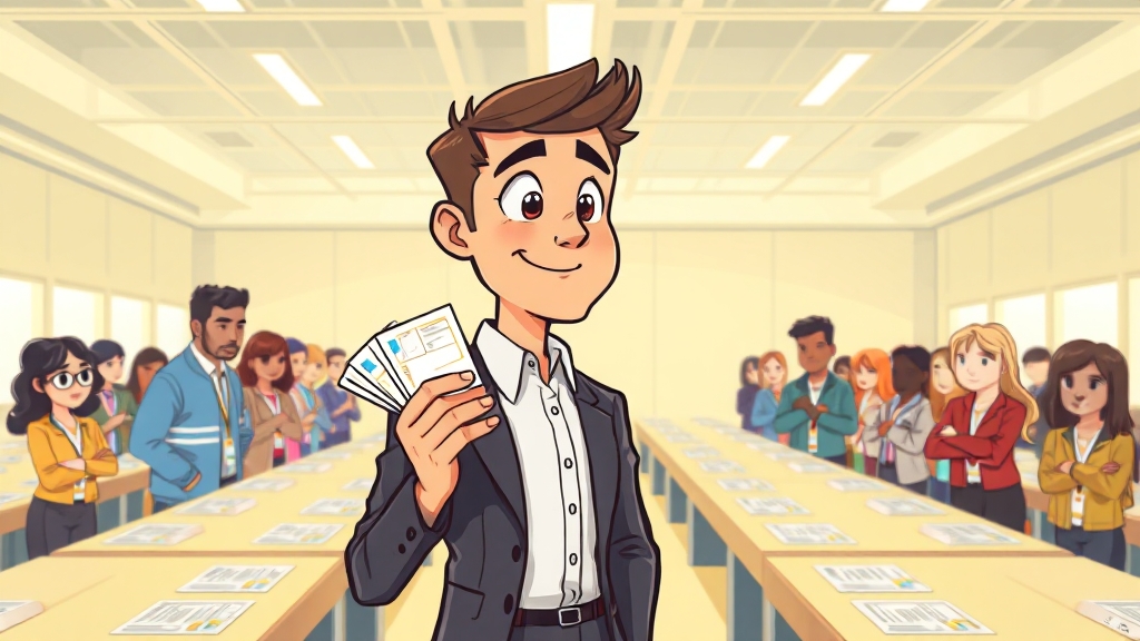 개표 참관인 유의사항 (cartoon 스타일)