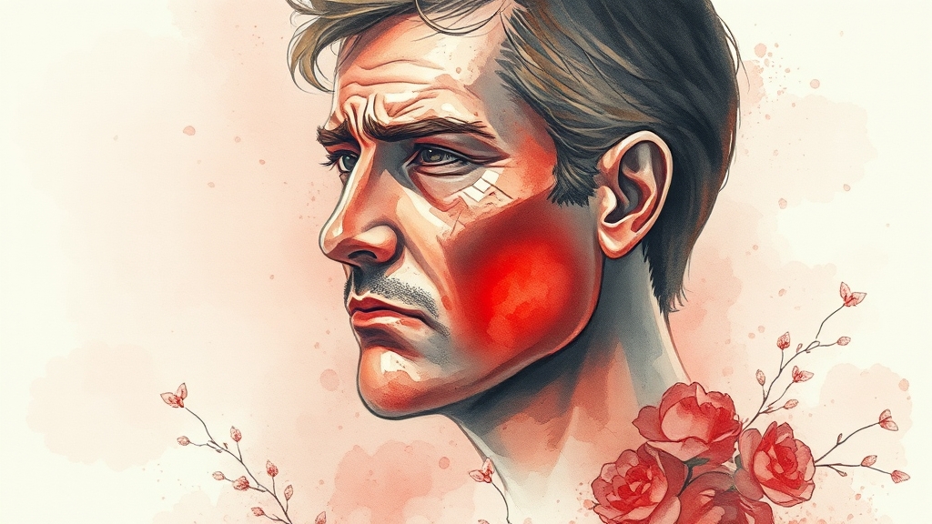 남성 갱년기란? (watercolor 스타일)