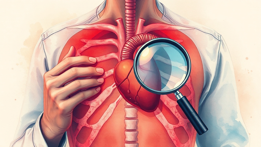 늑간신경통과 혼동 쉬운 질환 (watercolor 스타일)