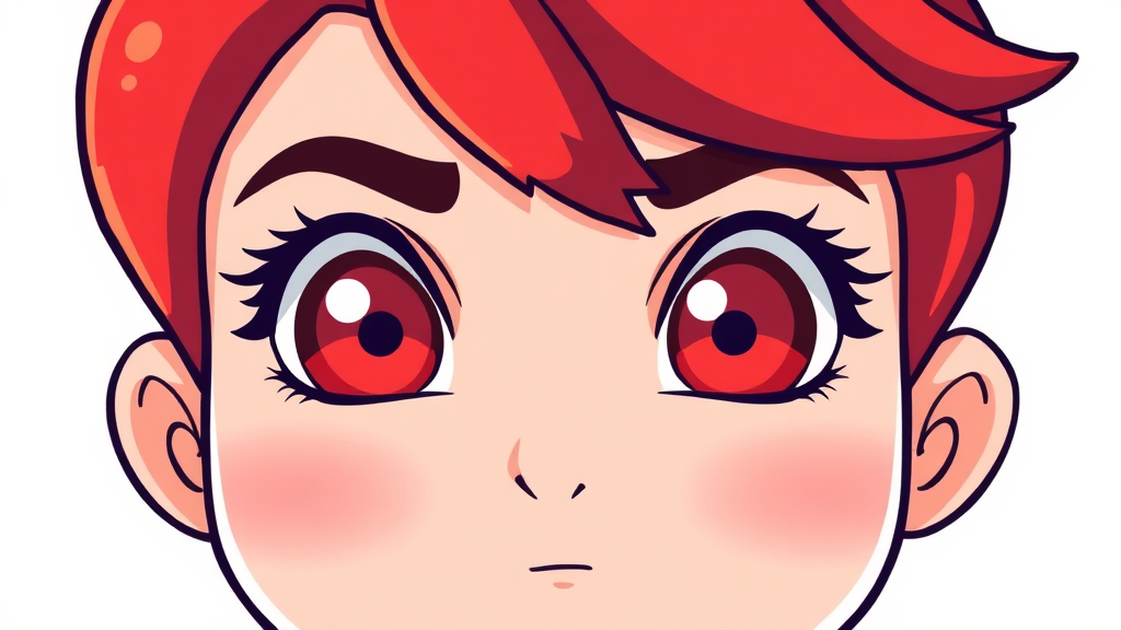 아스타잔틴 효능: 노화 방지 및 시력 개선 (cartoon 스타일)