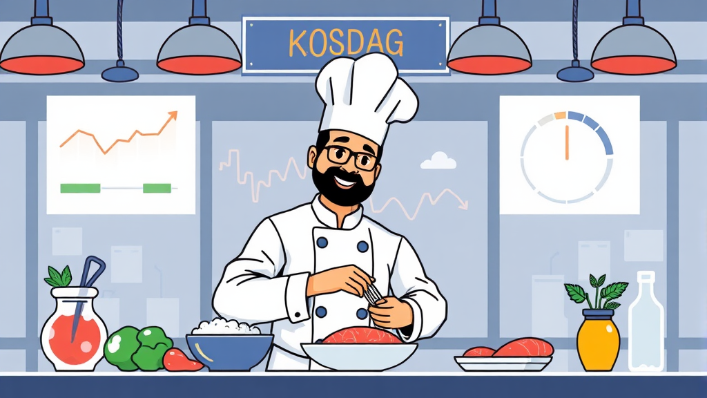 코스닥 액티브 ETF란 무엇인가요? (cartoon 스타일)