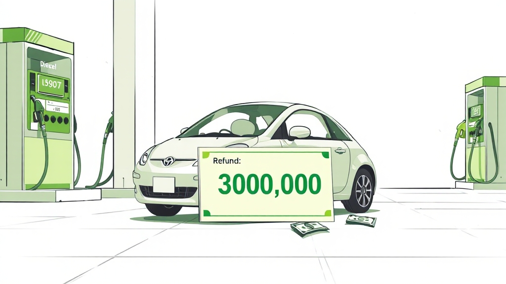 환급 금액 및 방식 (illustration 스타일)