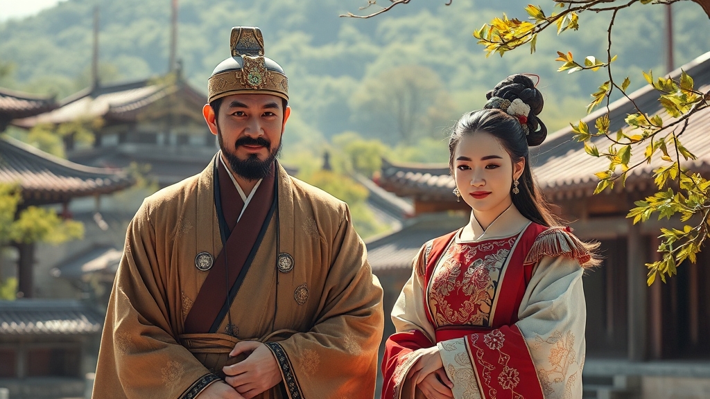 백제문화 체험 (realistic 스타일)