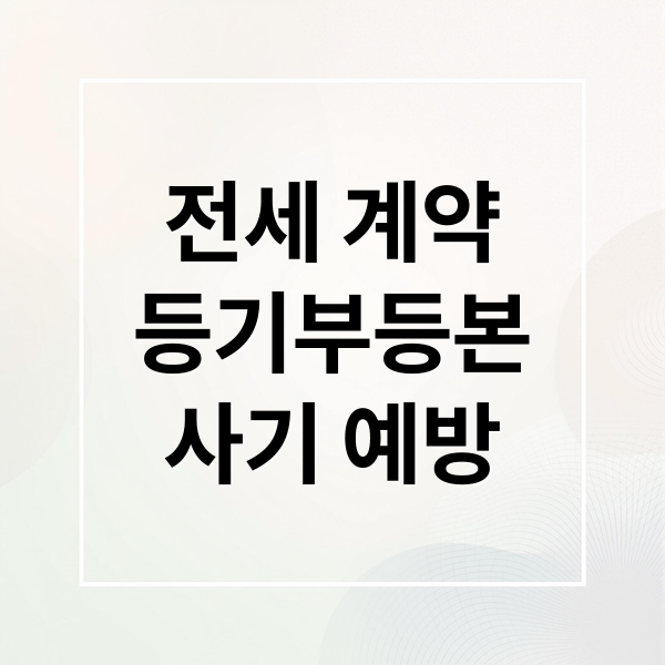 전세 계약
등기부등본
사기 예방 (등기부등본 근저당권 설정 전세 매매 계약 체크)