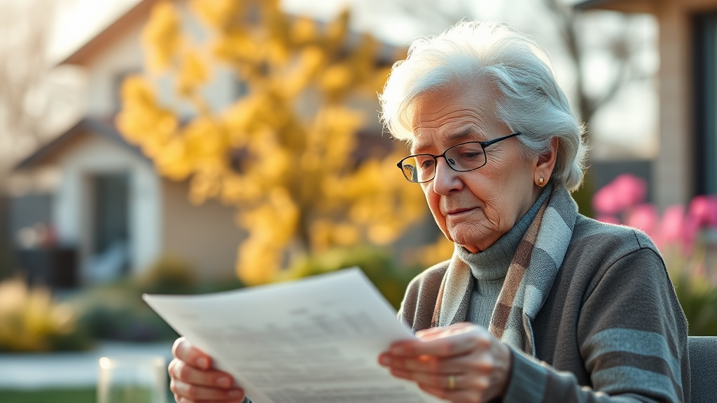 실버타운 계약 전 필수 확인 사항 (realistic 스타일)