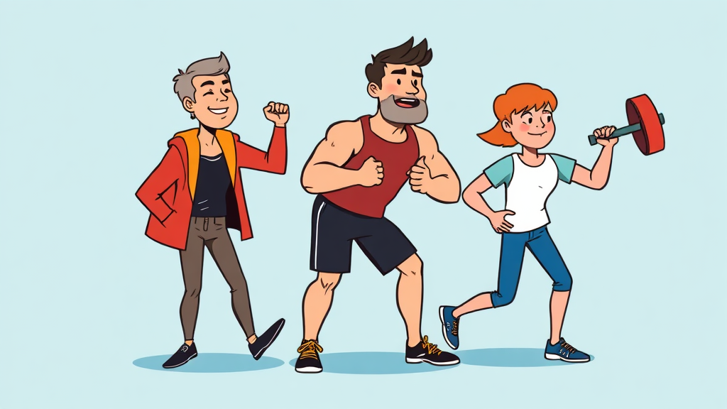 현대 사회의 함정: 잃어버린 강인함과 회복탄력성 (cartoon 스타일)