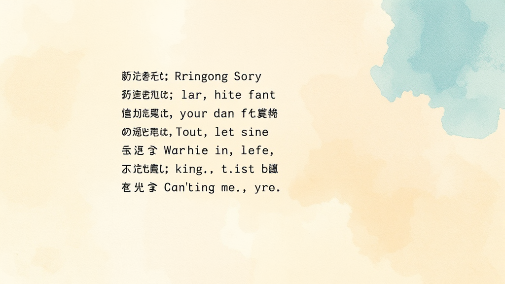 AI 챗봇, 외국인 친구처럼 가사 번역 도와줘요 (watercolor 스타일)