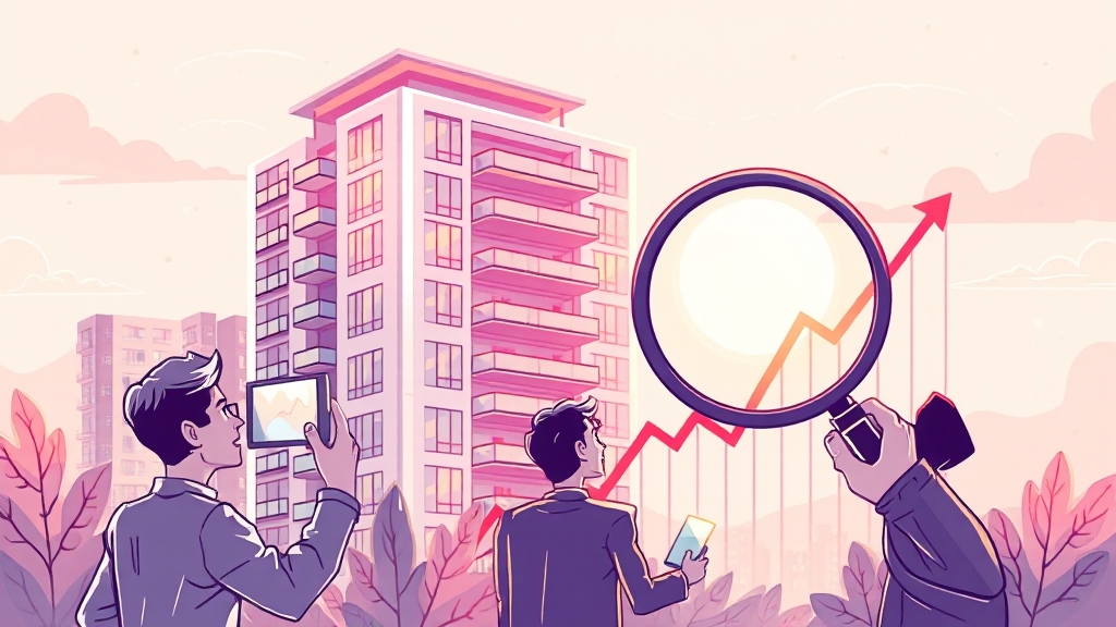 부동산, 아파트 주춤 오피스텔 관심 집중 (illustration 스타일)