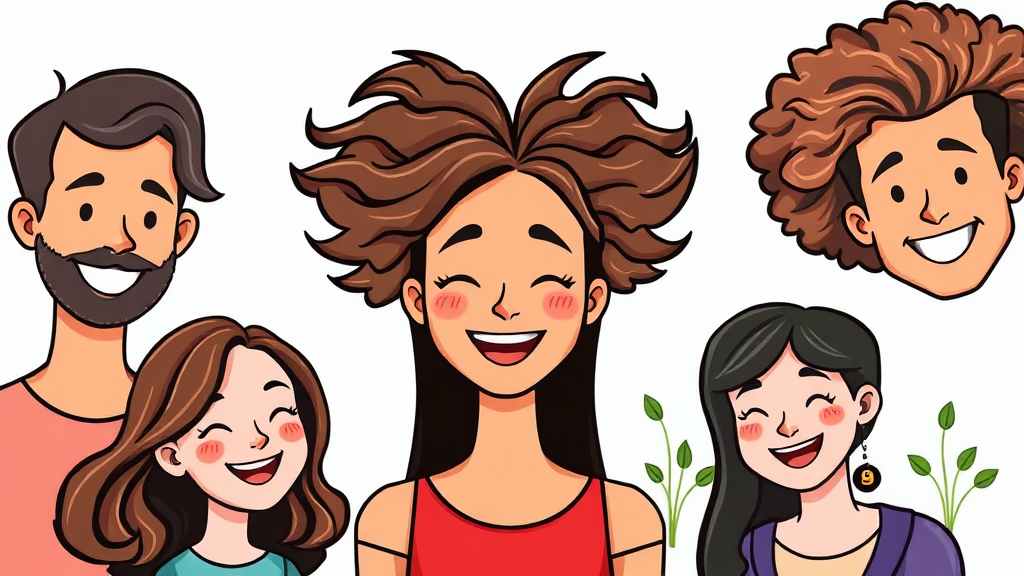 탈모 시장, 앞으로 어떨까? (cartoon 스타일)