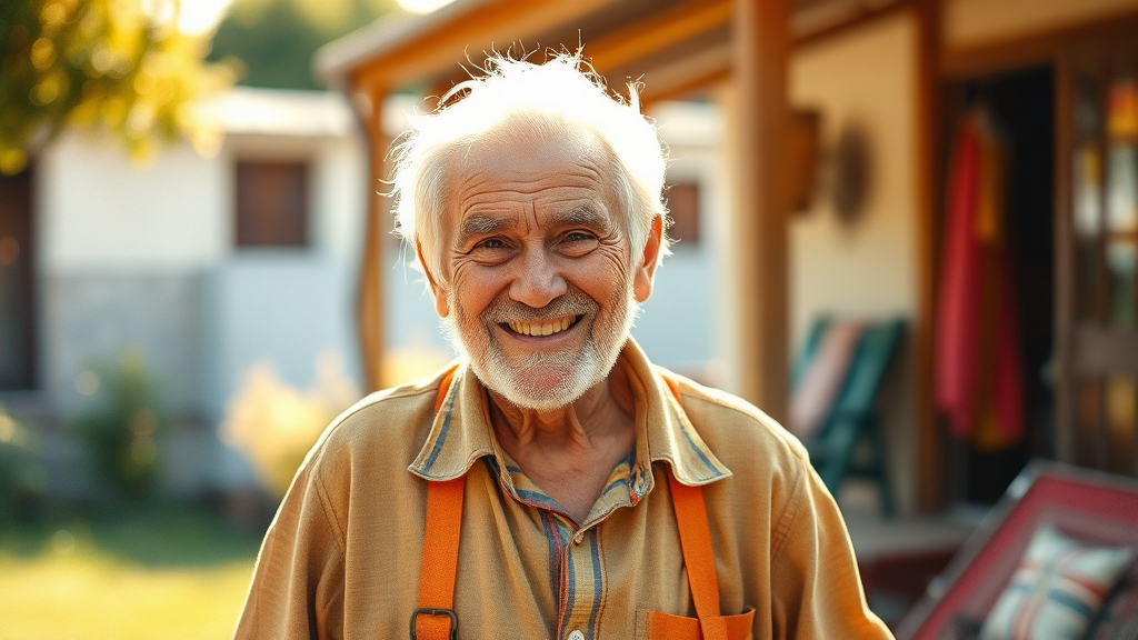 노인 일자리 사업이란? (watercolor 스타일)