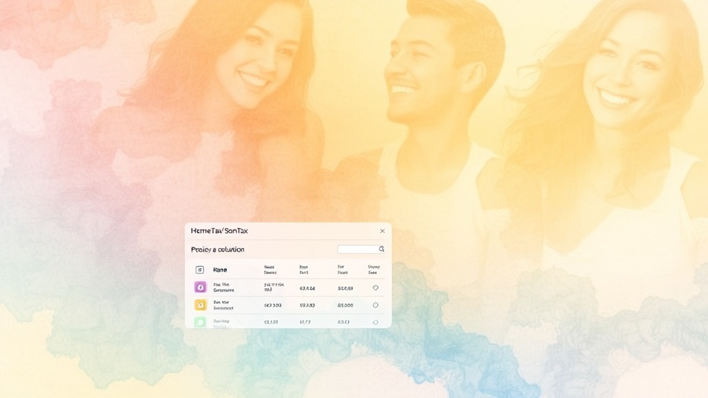 홈택스/손택스 이용법 (watercolor 스타일)