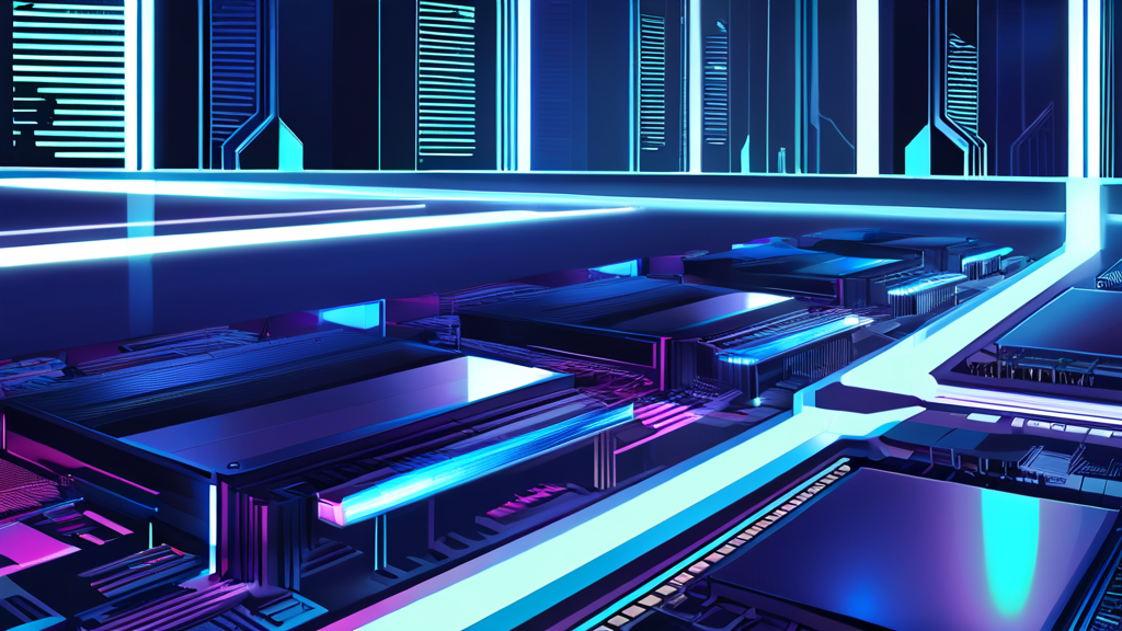 SK하이닉스, 하이브리드 본딩 기술 도입의 의미 (illustration 스타일)