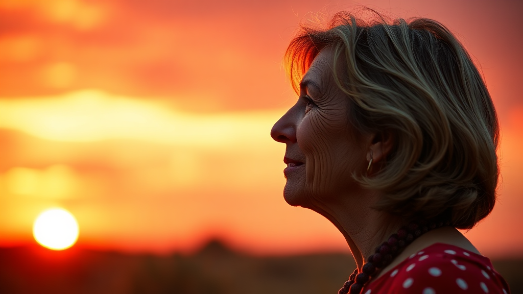 갱년기, 왜 겪는 걸까요? (realistic 스타일)