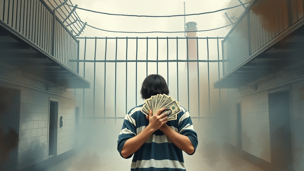 정부지원금 부정수급 시 불이익 (watercolor 스타일)