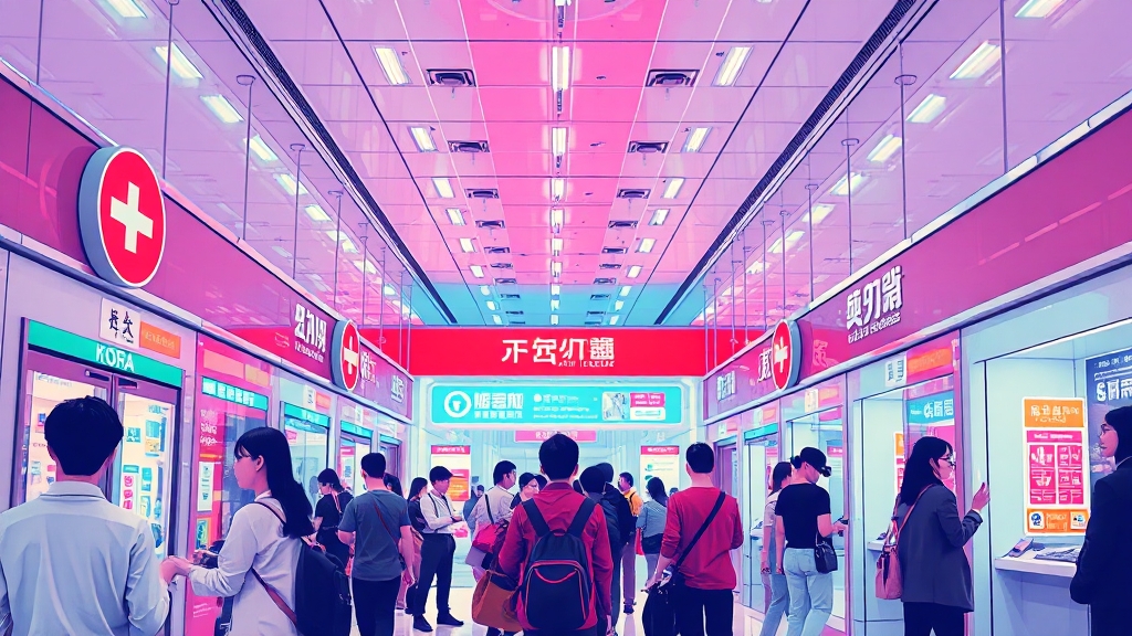 KMI 건강검진센터는? (popart 스타일)