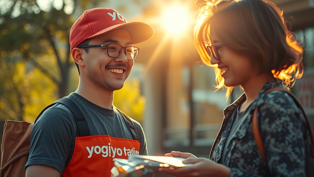 고객 관리 및 리뷰 대응 (realistic 스타일)