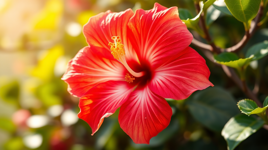 무궁화 다이어트 효과 (realistic 스타일)