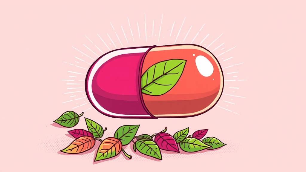 브로멜라인과 퀘르세틴의 시너지 (cartoon 스타일)