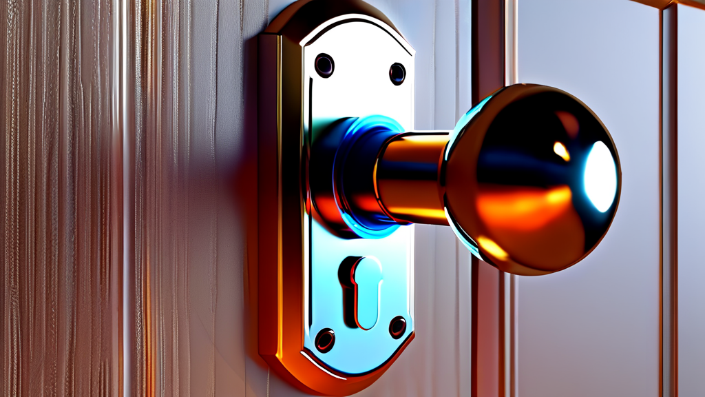 솔리티 도어락, 비밀번호 외 추가 보안 기능 활용법 (realistic 스타일)