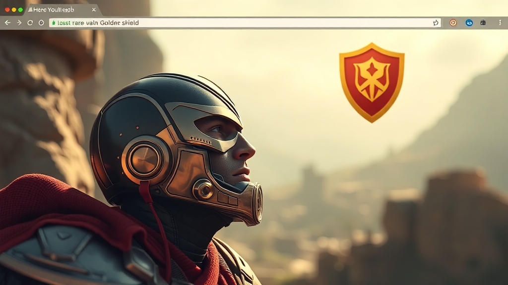 Brave 브라우저 광고 차단 (realistic 스타일)