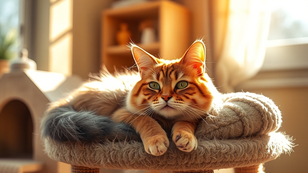 노령묘 편안한 생활 환경 조성 (realistic 스타일)