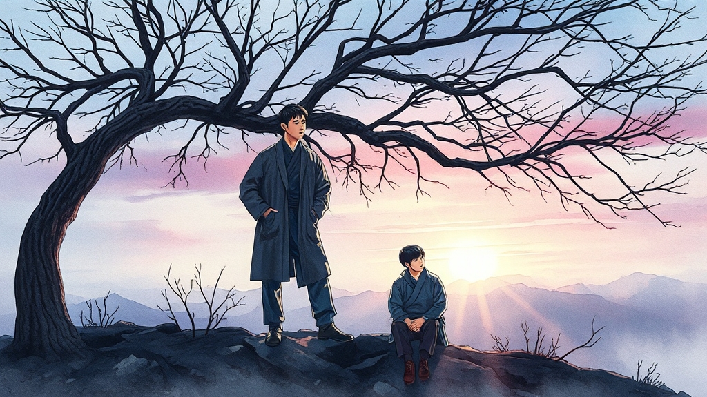 2025 고도를 기다리며 재연 (watercolor 스타일)