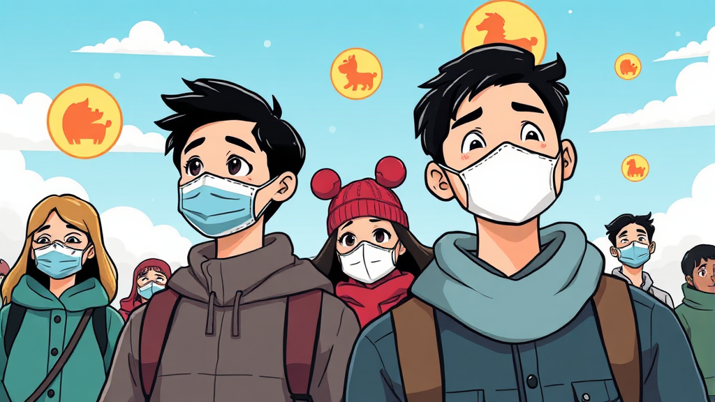 날씨 및 생활 정보 (cartoon 스타일)