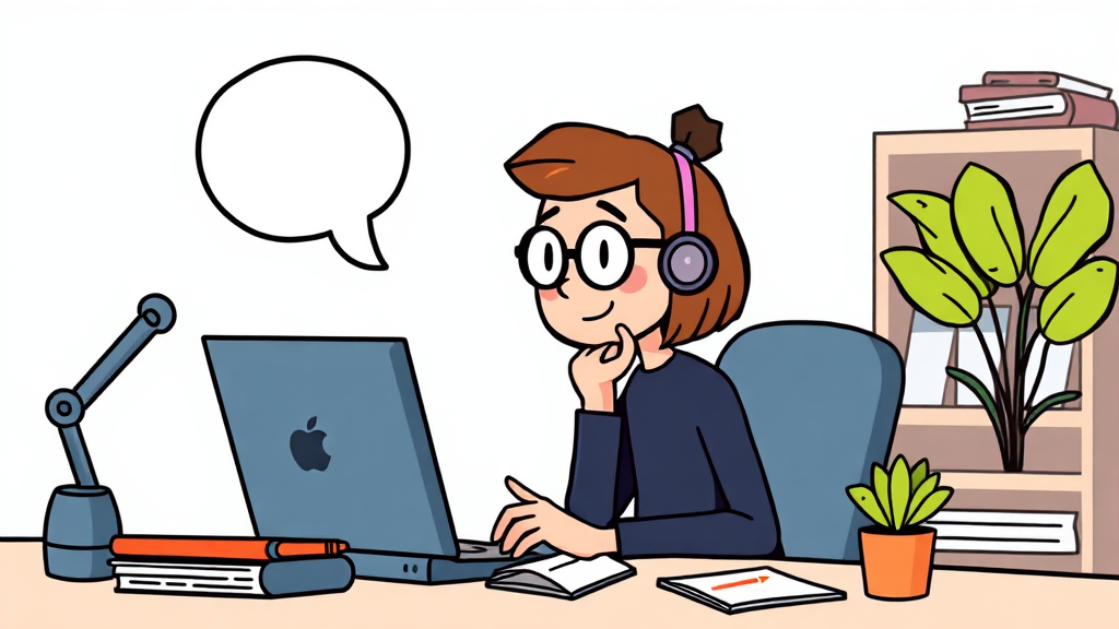 AI 도구 활용법: 효율적인 작업 (cartoon 스타일)