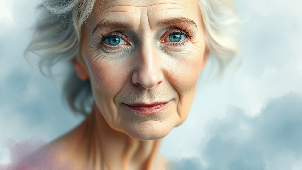 고속노화 자가진단 전 체크! (watercolor 스타일)