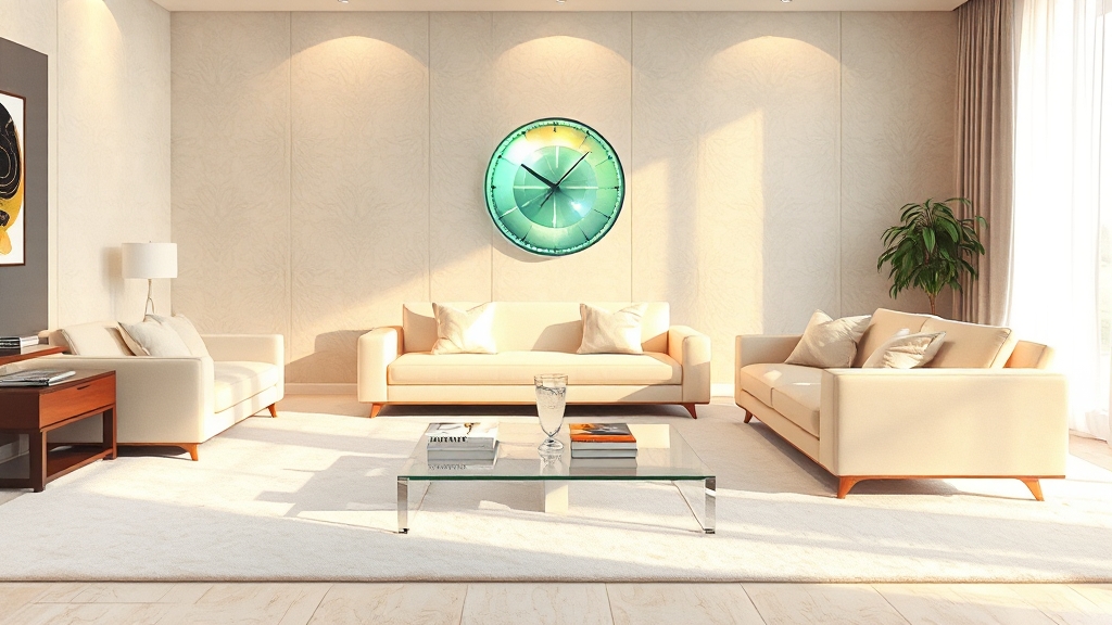 LED 벽시계, 왜 좋을까? (watercolor 스타일)