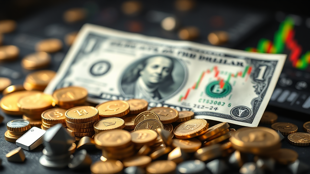 디지털 자산 시장의 현재와 미래 전망 (realistic 스타일)